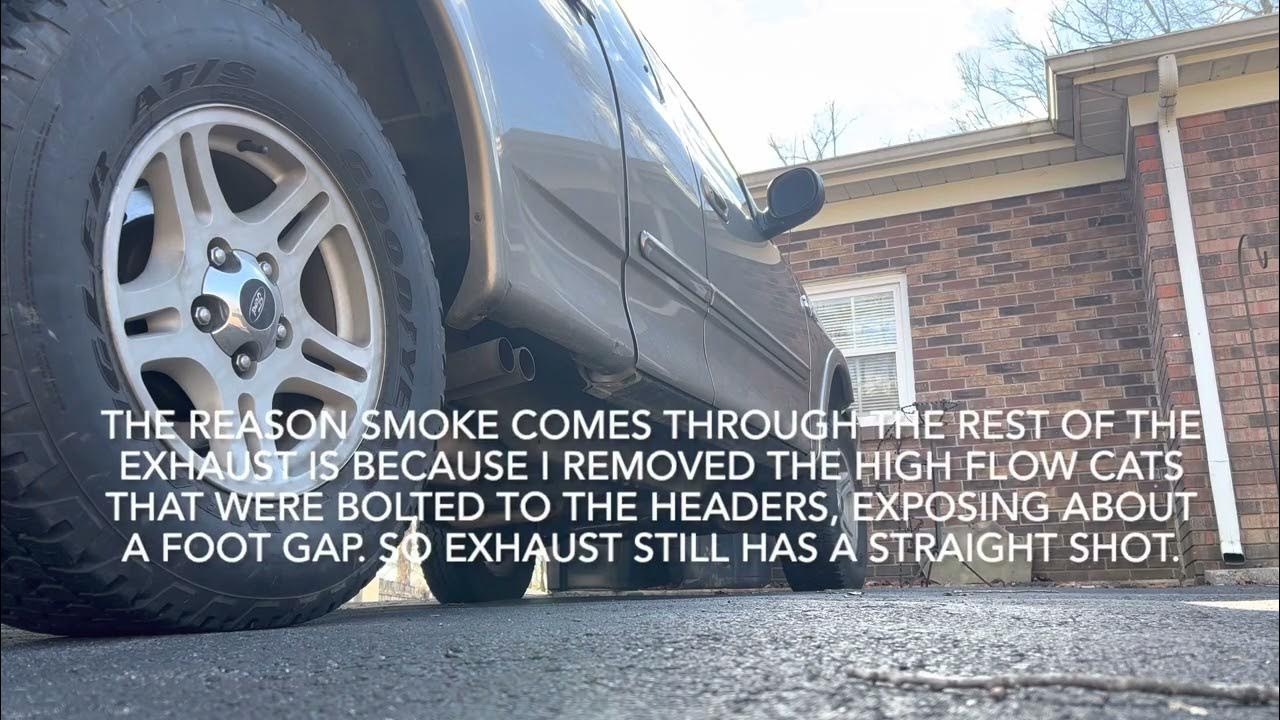 2003 F150 5.4 2v| Long Tube Open Headers - YouTube