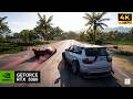 BMW X5 vs. Ferrari: 4K Jungle Drift &amp; Drag Race (Visual ASMR) |RTX5080