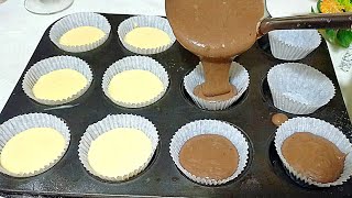 with - 1 Egg - 12 cupcakes -  Easy Cupcake Recipe - Cupcake Recipe / translated to your language screenshot 5