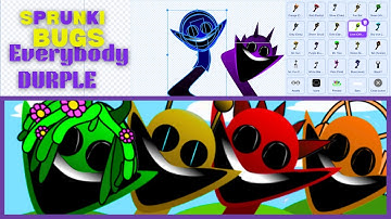 How to make a BUG? Tutorial Sprunki EVERYBODY DURPLE  In Original Phase: Incredibox With Scratch