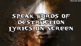 Ophelia's Eye - Speak Words of Destruction
