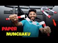 How to make Nunchucks with paper at home | Paper Nunchaku | Nunchaku kaise banate hain