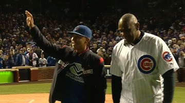 WS2016 Gm5: Dawson helps deliver the game ball