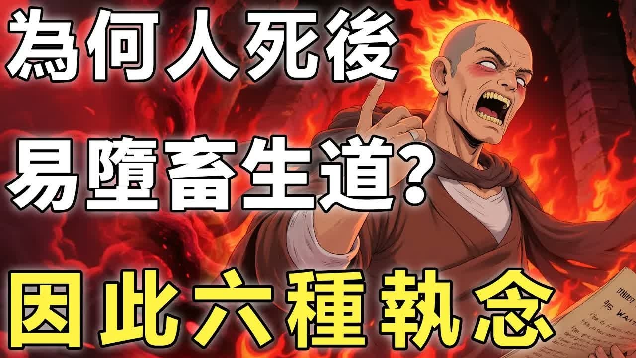 人死後為何易墮畜生道？地藏王揭示：此6種執念比罪業更可怕  【轉世｜因果｜佛學】