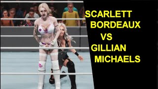 WWE 2K19 Scarlett Bordueax vs Gillian Michaels