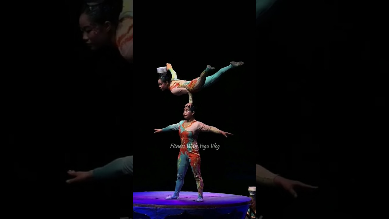 Fantastic Performance 💪 Fitness With Yoga Vlog ❣️ #shorts #balance #performance #circus