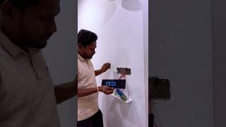 #shorts | Smart Touch Switch Board Installation | Electrician Tips Hindi