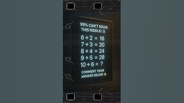 99% Can’t Solve This Math Riddle! 🔢🤯 | Can You Find the Pattern?