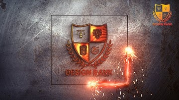 ID #69 - Metal Industrial Logo Intro Animation Reveal - Design Bank Logo Animation