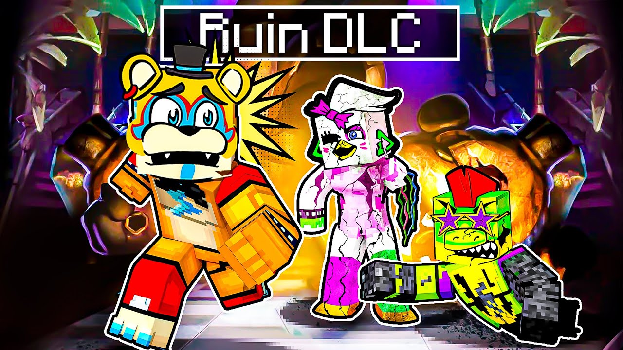 FNaF Security Breach - Ruin DLC Skins Minecraft Collection