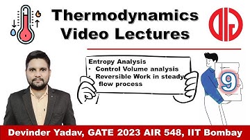 Thermodynamics 09 - Entropy Analysis for Standard situations & Control volume analysis