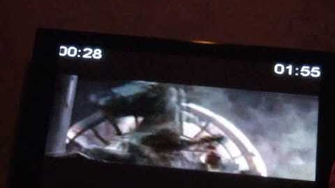 Dingoo A320 Emulator on big ass plasma