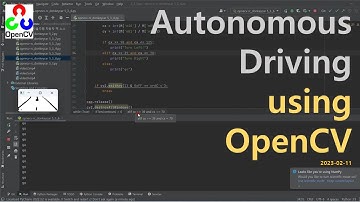 Autonomous Driving using OpenCV