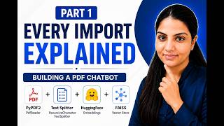 Build a PDF Chatbot from Scratch | PyPDF2, Text Splitter, HuggingFace & FAISS Explained