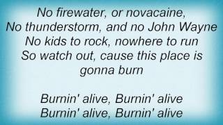 Video thumbnail of "Ac Dc - Burning Alive Lyrics"