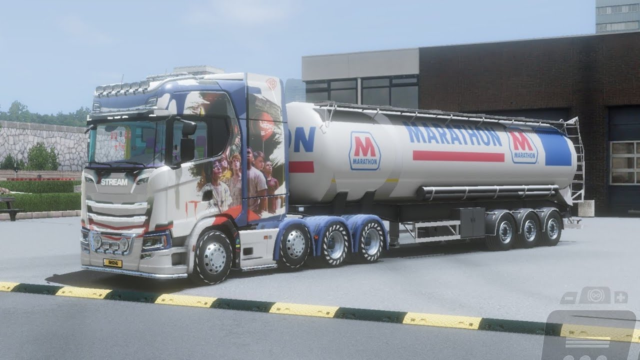 Truckers of Europe 3 carrying Milk 