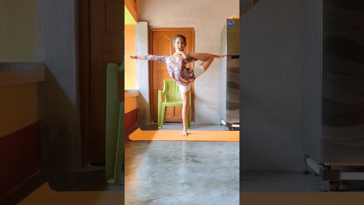 “Strength + Flexibility = Natarajasana ✨ 