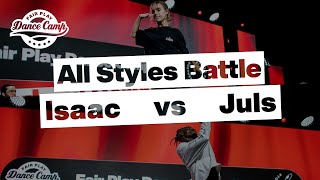 Isaac vs Juls | All Styles Battle | Quarter-Finals | Fair Play Dance Camp 2021