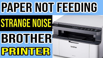 Brother DCP-1510 Printer Paper Jamming, Paper Not Feeding, Grinding Noise Problem