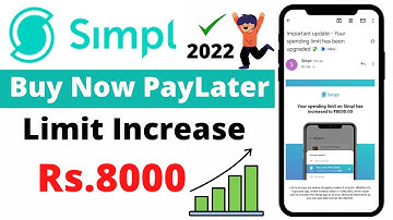 Simpl PayLater Limit Increase - Buy Now Pay Later (BNPL)