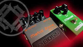 Boss Metal Zone vs Maxon OD808 - Overdrive Pedal Shootout