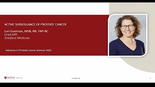 Active Surveillance of Prostate Cancer