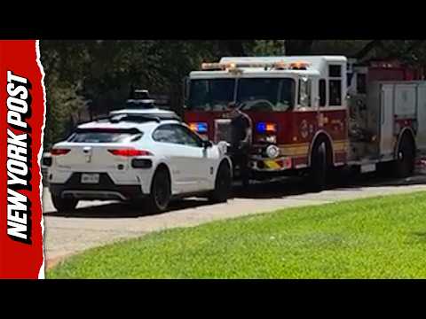 Waymo Blocks On-Duty Fire Truck During Tense Stand-Off