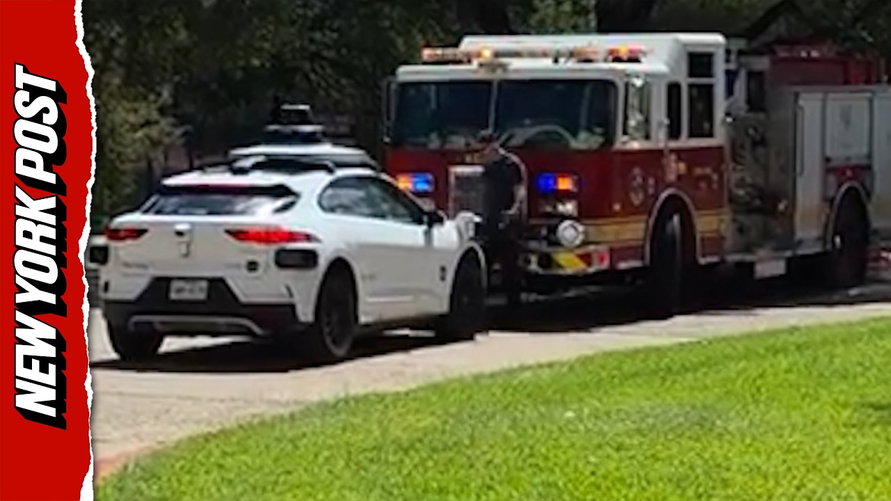 Waymo Confronts On-Duty Fire Truck in Tense Standoff