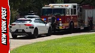 Waymo Blocks On-Duty Fire Truck During Tense Stand-Off