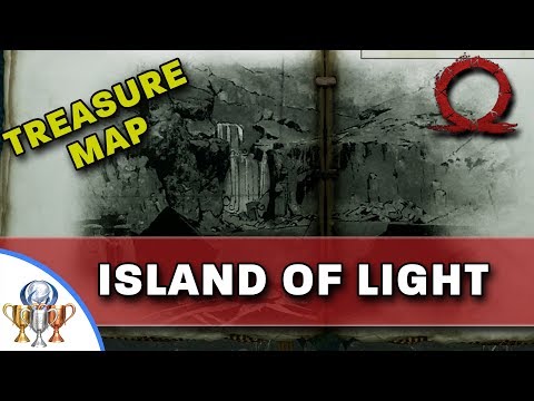 Video: God Of War Treasure Map Locations - Where To Find Don't Blink, Kneel Before God, Island Of Light Og Andre Skattekart