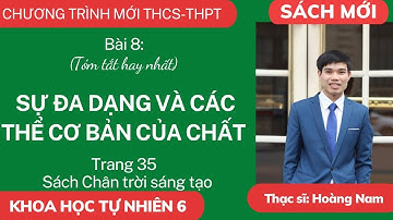 Sự đa dạng và các thể cơ bản của chất | Bài 8 - Trang 35 - Khoa học tự nhiên 6 | Chân trời sáng tạo