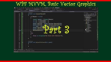 WPF with Vector Graphics, Model Class, using MVVM  (Part3)