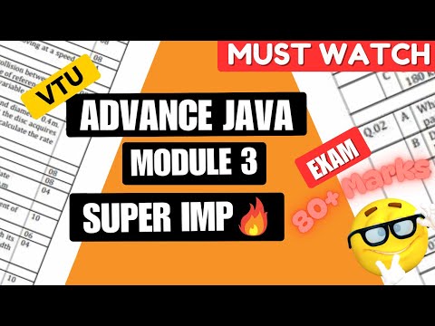 'Advanced Java Module
