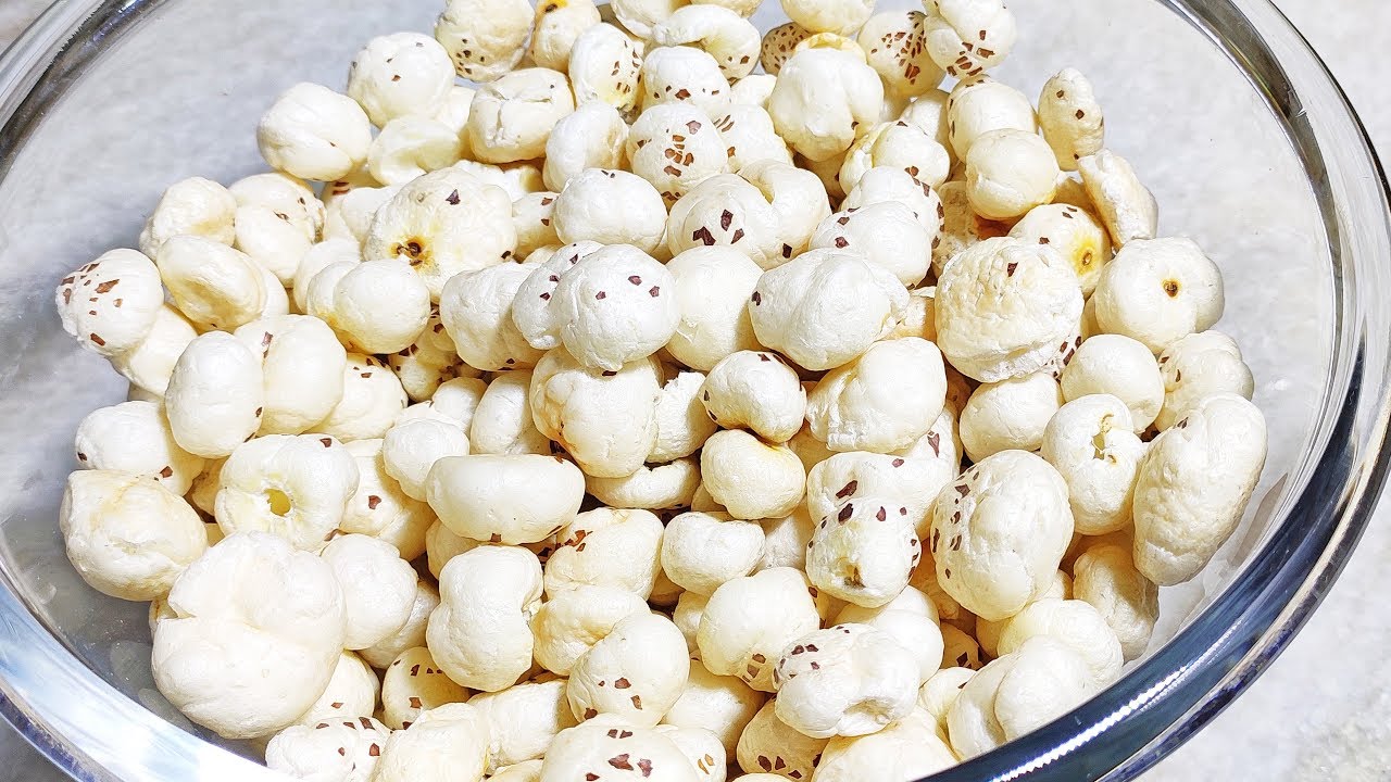 How to Roast Makhana Roasted Lotus Seeds How to Roast Fox Nuts