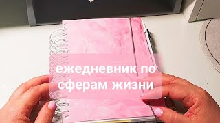 Как организовать ежедневник по сферам жизни? my planner