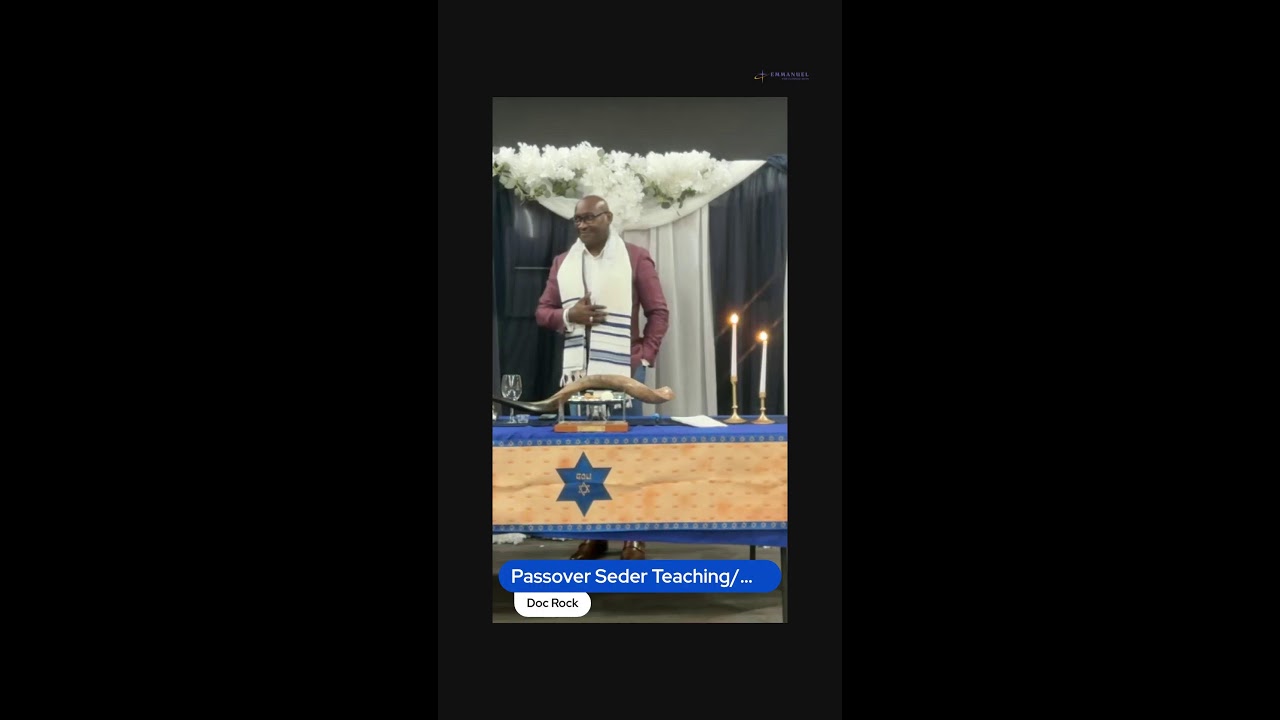 Passover Seder Teaching/Meal 📱