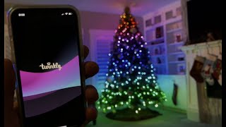 Twinkly pre lit Christmas Tree 600 light count 9 foot tree purchased at Home Depot Updated App screenshot 4