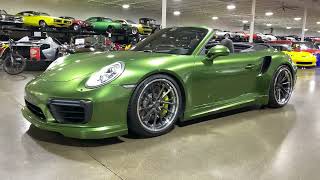 2017 Porsche 911 Turbo Wrapped in Mamba Green