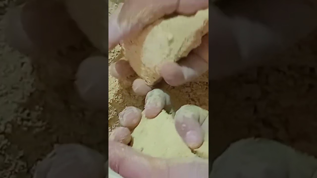 Gym Chalk Slab Crushing 