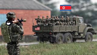 5 MINUTES AGO! North Korean Reinforcements Military Convoy Destroyed in Ambush in Ukraine