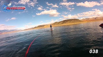 Learning to fly the Flyboard - first time riders show it