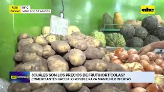 Mercado de Abasto: así están los precios de los productos frutihortícolas