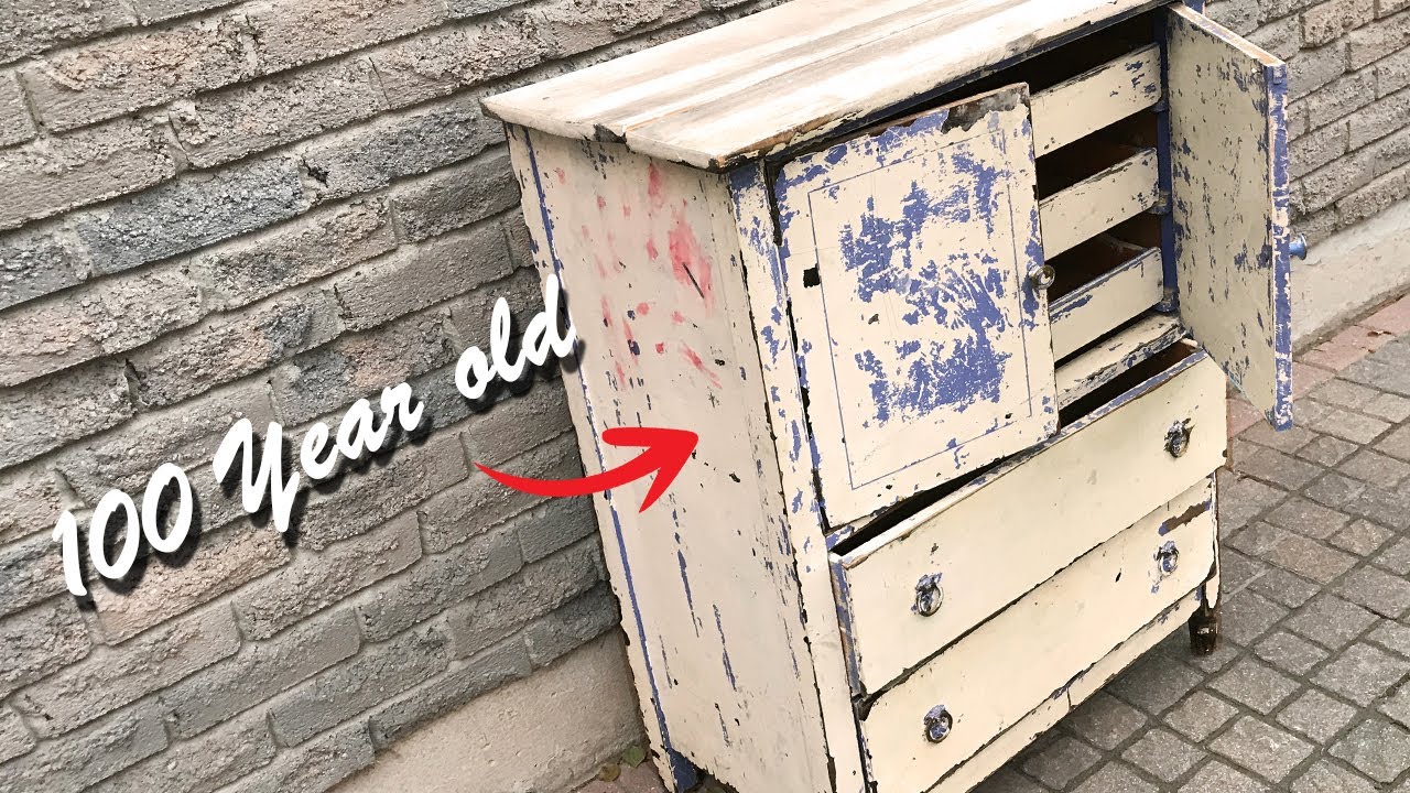 Antique Gentlemen's Chest Restoration... with a twist