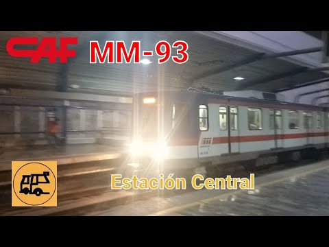 CAF MM-93 en Central, Línea 1 - YouTube