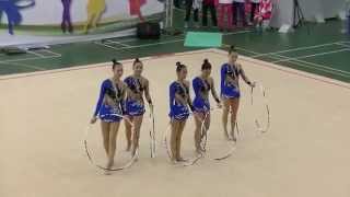 20140423全中運韻律體操國女組團隊全能競賽復興國中(5環)