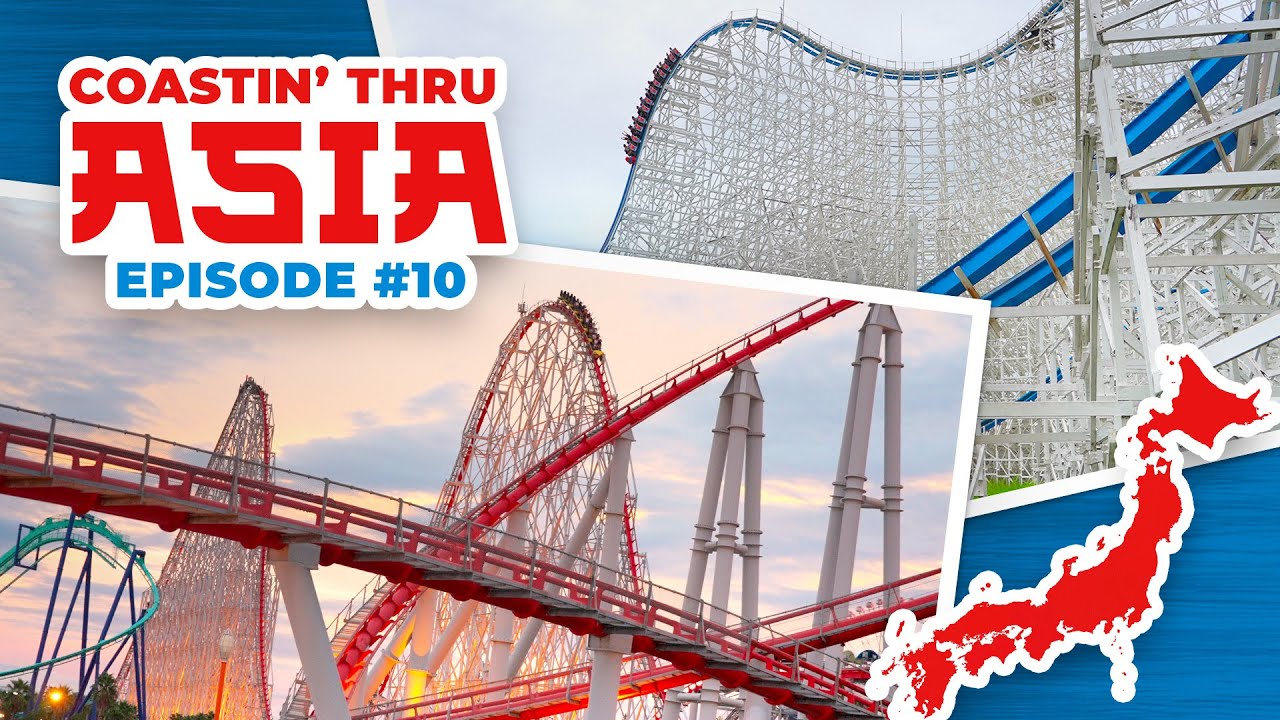 Visiting Japans Biggest Roller Coaster Park Nagashima Spa Land! Riding Steel Dragon, Hakugei & More!