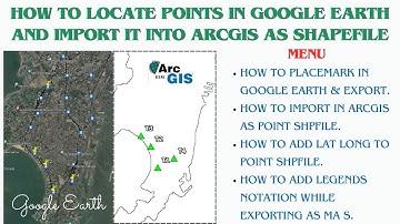 Learn How to Locate Points in Google Earth Pro and Import into ArcGIS with Lat Long #tutorial #gis