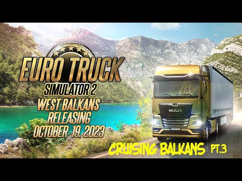 Видео: Смотрим Черногорию ч.2 (Euro Truck Simulator 2 West Balkans DLC)