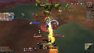 WOW Classic: Princess Huhuran 1800 Threat Per Second Tank POV Danglepiece