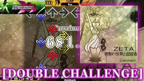 【DDR X2】 ZETA～素数の世界と超越者～ [DOUBLE CHALLENGE] 譜面確認＋クラップ